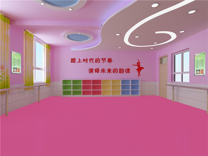 幼兒園PVC彈性地膠童趣地板
